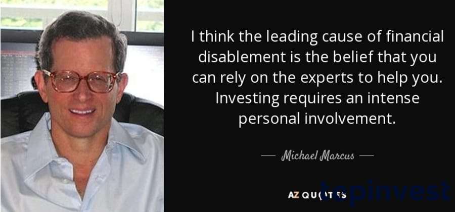 When going gets tough. Michael Marcus (trader).